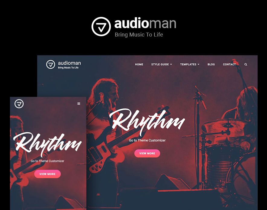 Audioman Theme Screenshot