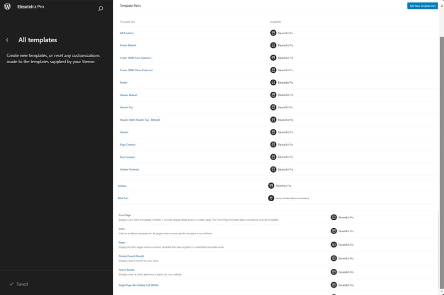 ElevateBiz Pro - Art and Photography WordPress Block Theme Templates