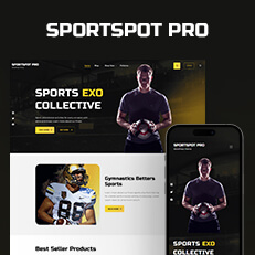 Sportspot Pro - Sports WordPress eCommerce Block Theme Thumbnail